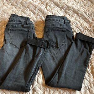 Maurices Black Ankle Cropped Pants